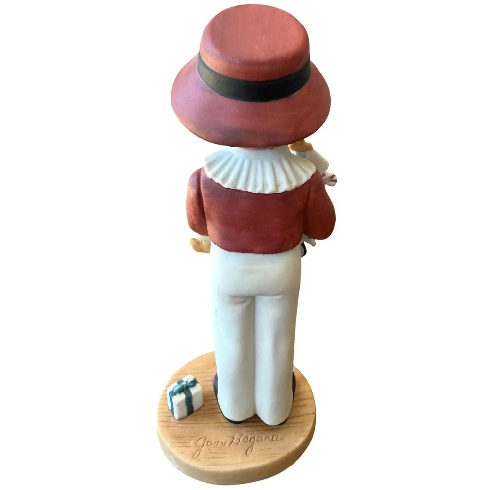 Jan Hagara Chris Figurine - Vintage Limited Edition Victorian Boy Christmas #284